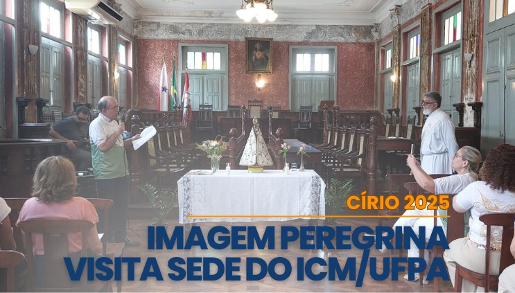 Imagem Peregrina de Nossa Senhora visita ICM no dia da Abertura do Círio 2025